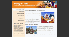Desktop Screenshot of disneylandpariz.cz